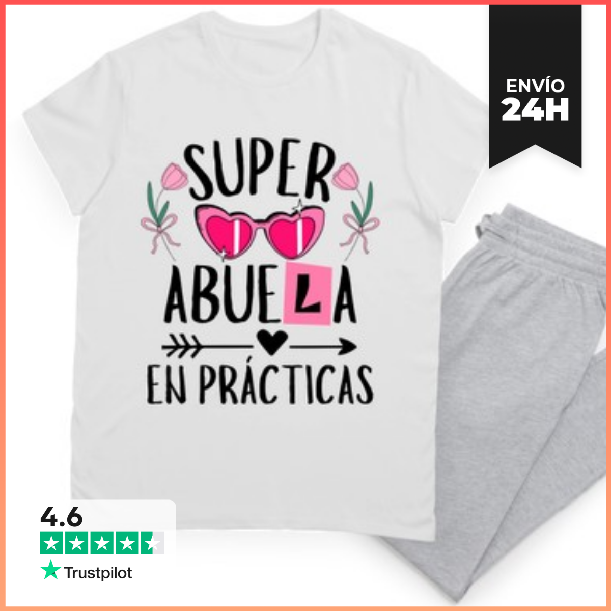 Pijama Super Abuela en Practicas laTostadora