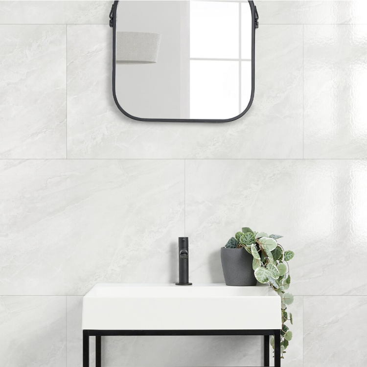 Dalle murale PVC effet pierre pose collée, pose clipsée 7059 Lumira Gloss Gerflor - 65 cm x 37.5 cm x 0.5 cm