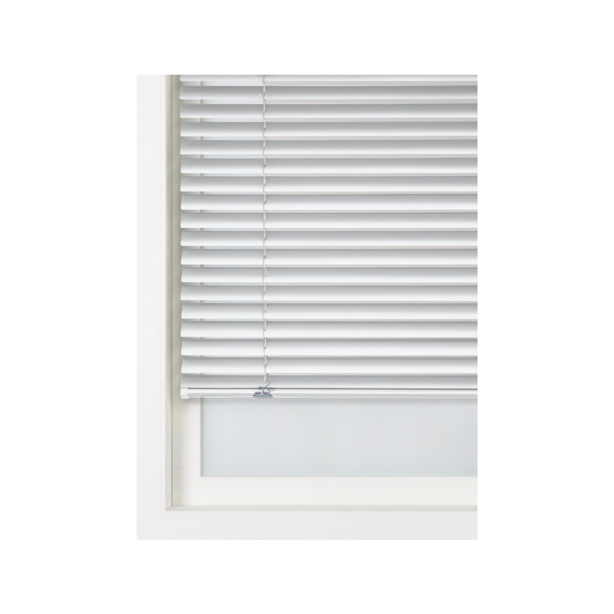 HEMA Jaloezie aluminium mat wit (wit)