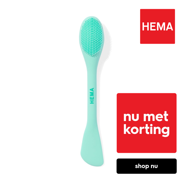 HEMA 2-in-1 gezichtsverzorging applicator en borstel