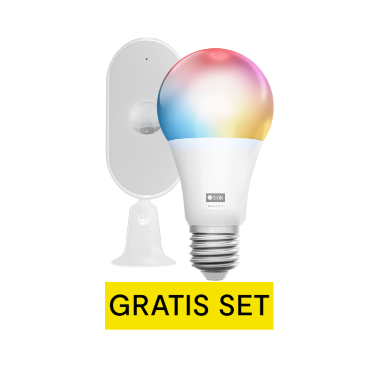 tink Basics Matter Set - mit White & Color Bulb E27 + Motion Sensor