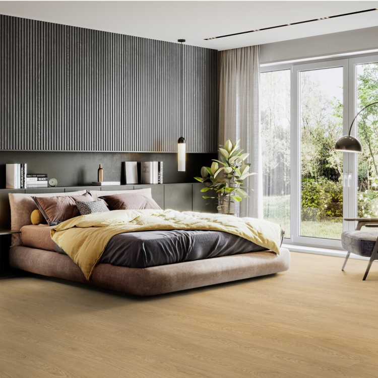Lame XL de sol PVC effet bois clipsable fjord golden oak Gerflor - 146.08 cm x 23.96 cm x 0.45 cm — vue 3