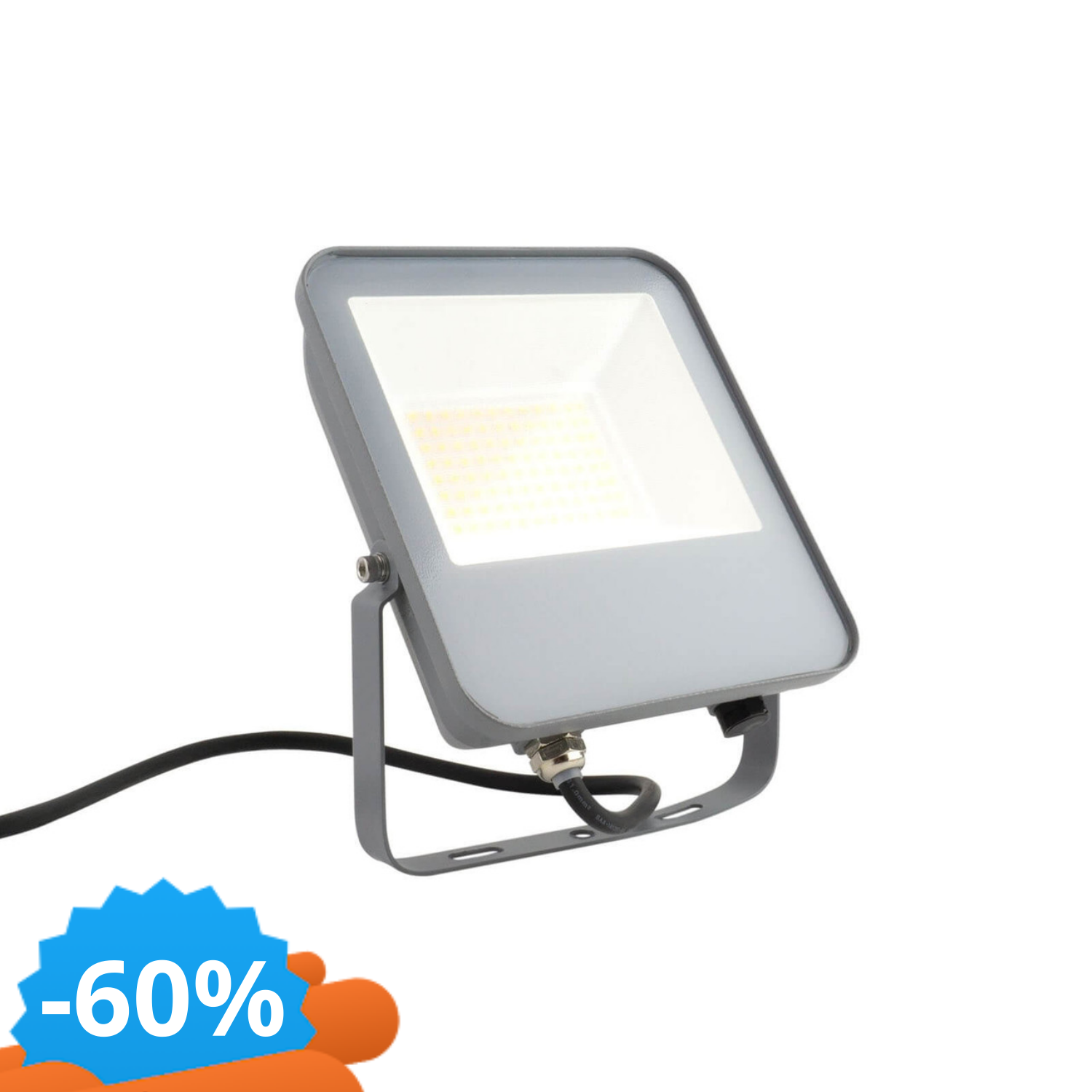 Proiettore LED 30W IP65 145Lm/W Con Osram Chip LED Colore Bianco Freddo 6.000K-image