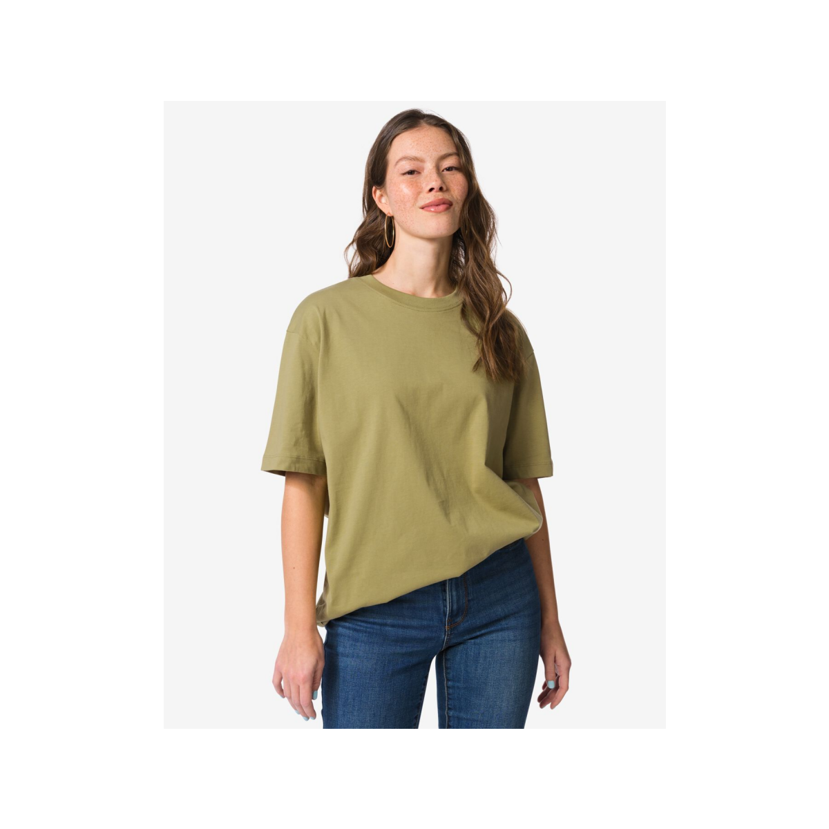 HEMA Dames T-shirt Do jersey groen (groen)