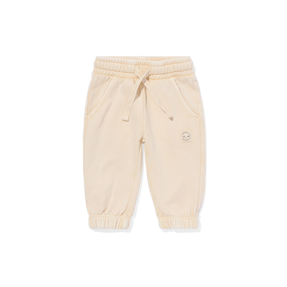 HEMA Babybroek comfy fit jersey zand (zand)