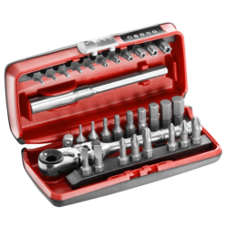 28-teiliges Bit-Set mit Halter für PH, PZ, T, ES, EP & EH Typen