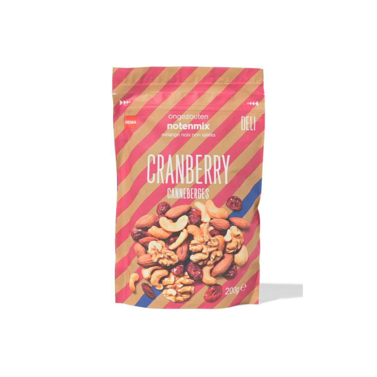 HEMA Cranberrymix ongezouten 200g