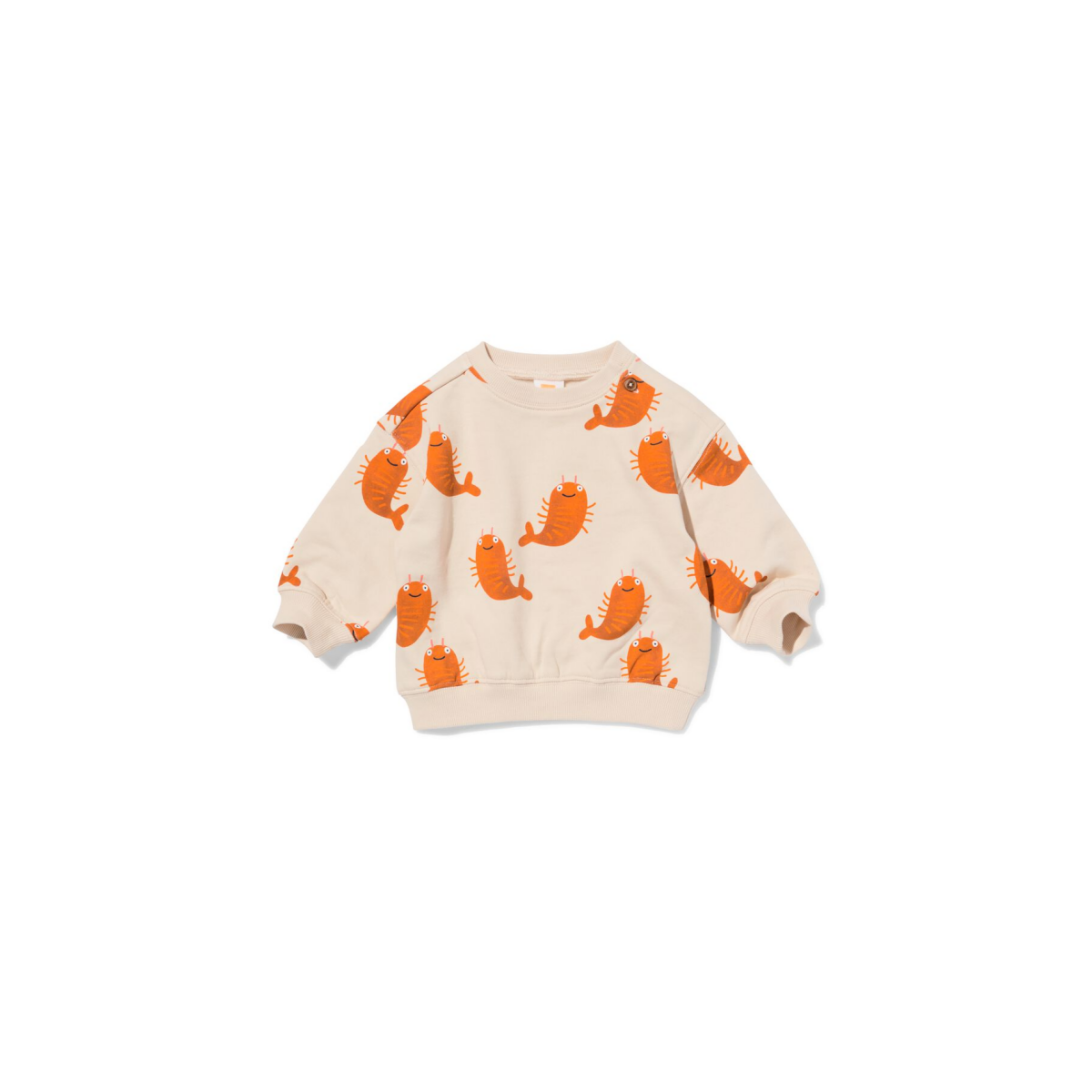 HEMA HEMA Baby Sweater Garnalen Ecru (ecru)