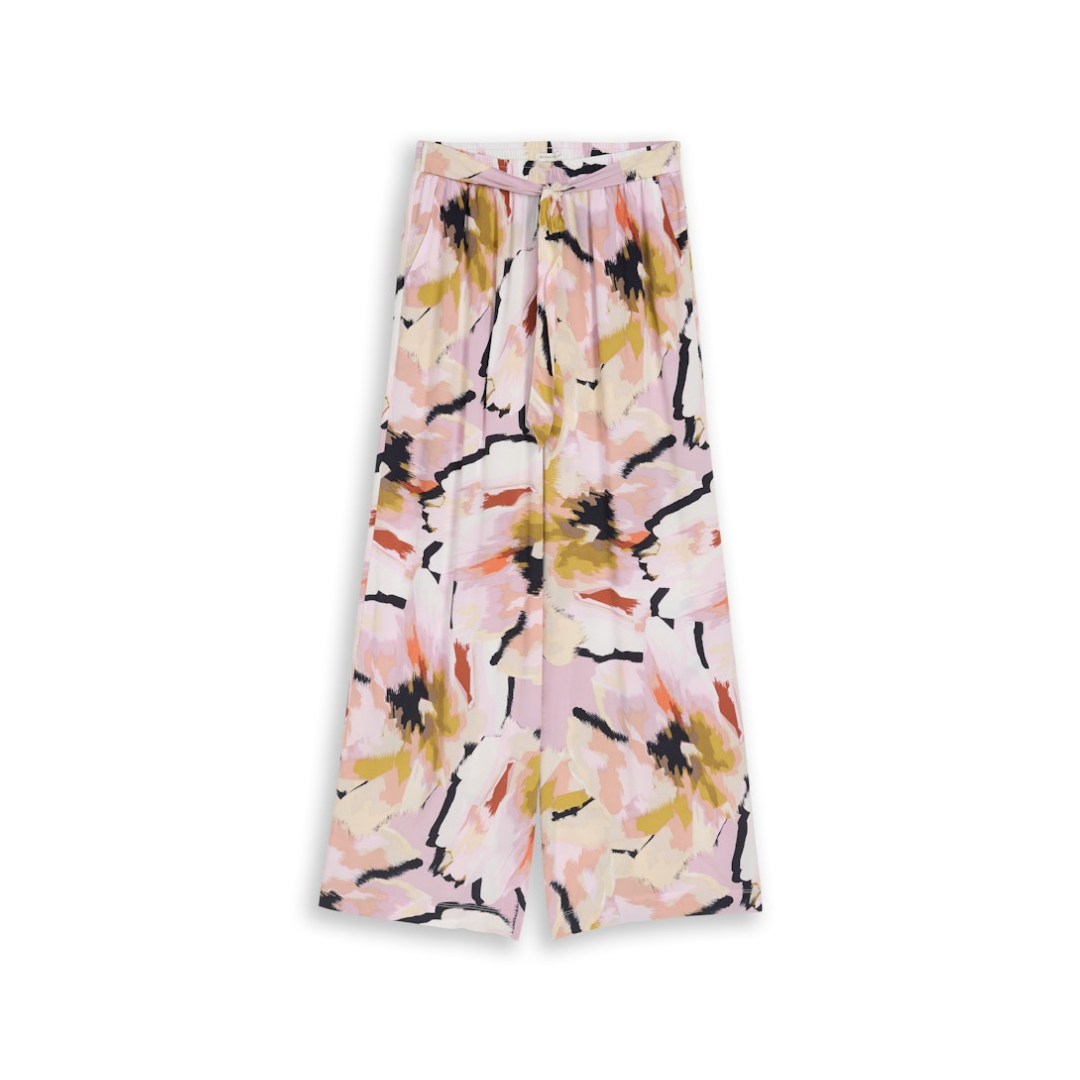 Tom Tailor - Damen Hose - big abstract flower print - Größe: 38-30 - bei Tara-M