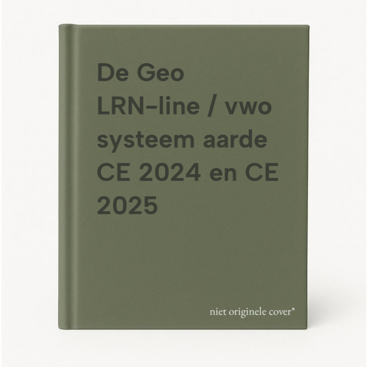 De Geo Lrn-line / Vwo Systeem Aarde Ce 2024 En Ce 2025