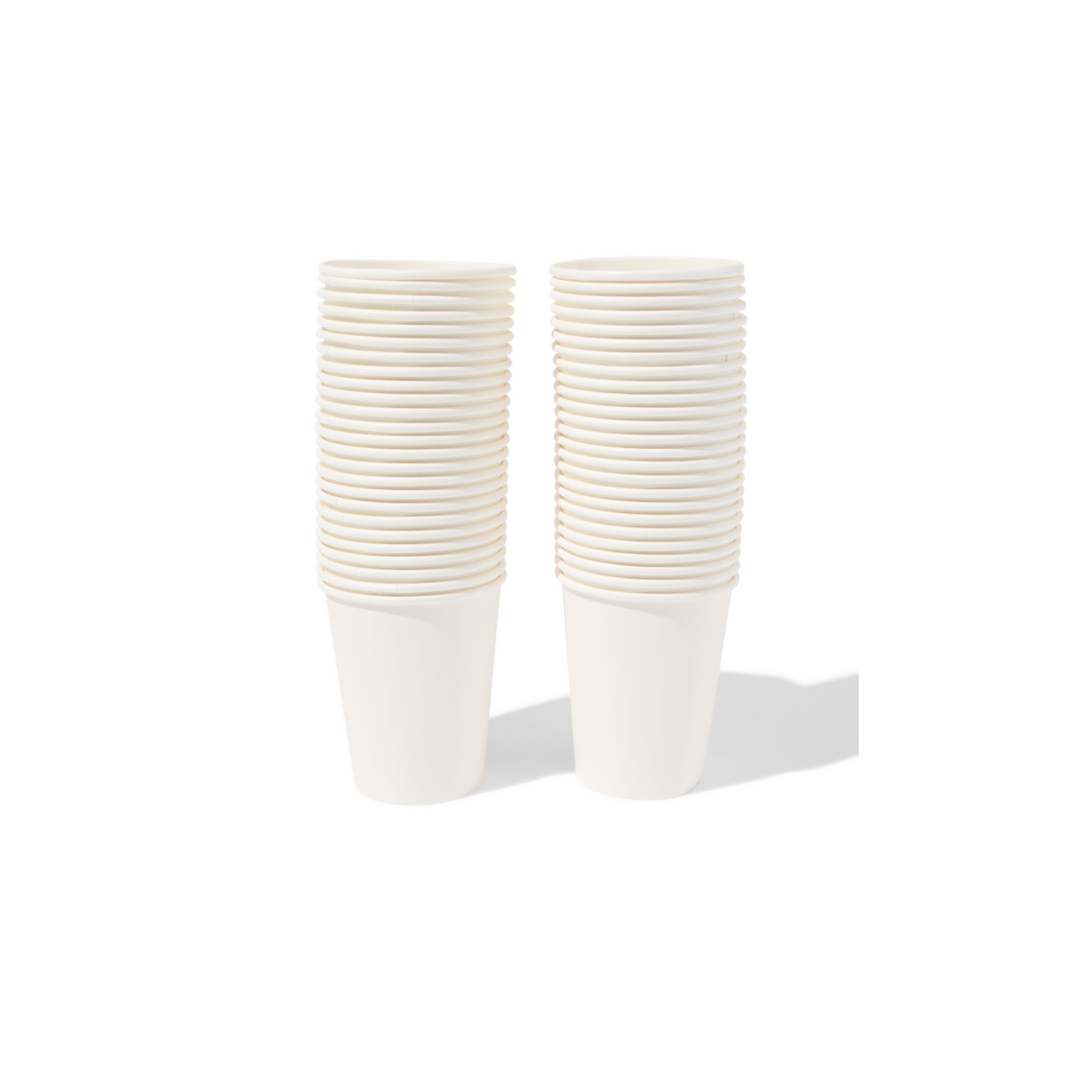 HEMA HEMA Bekers Wit - 50 Stuks