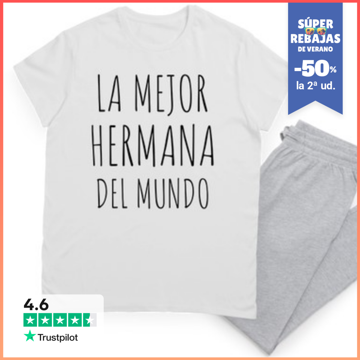 Pijama La Mejor Hermana Del Mundo LaTostadora