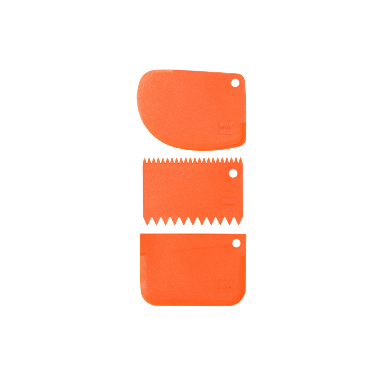 HEMA HEMA Taartschrapers - 3 Stuks (rood)