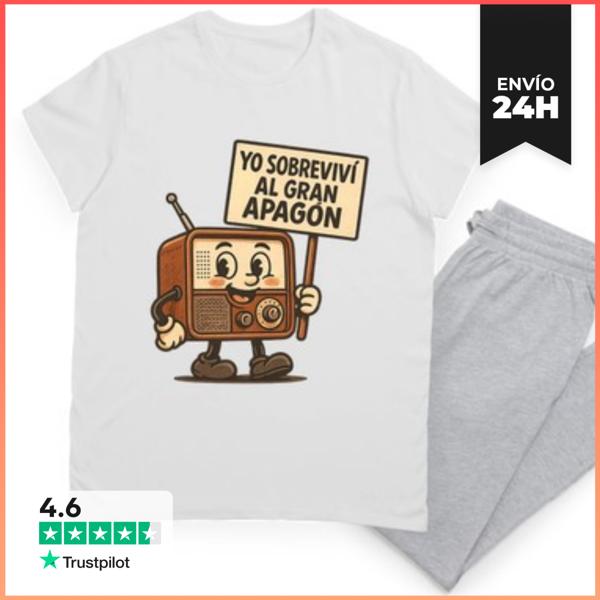 Pijama Yo Sobreviví al Gran Apagón Transistor laTostadora