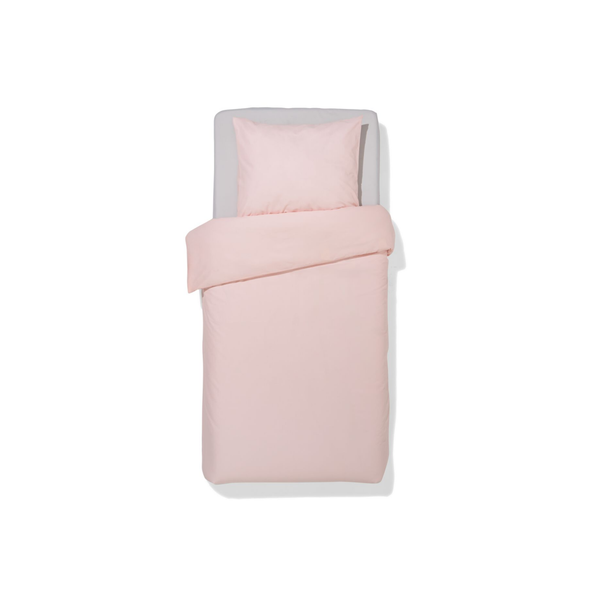 HEMA HEMA Dekbedovertrek 140x200/220cm Zacht Katoen Lichtroze (lichtroze)