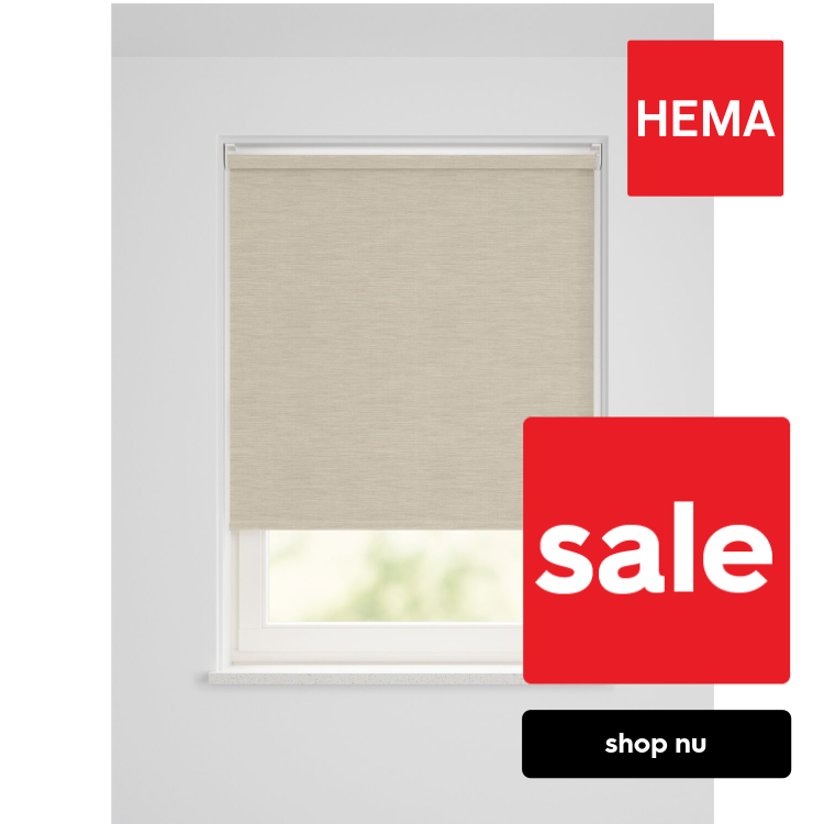 Rolgordijn verduisterend fijn geweven beige (beige)