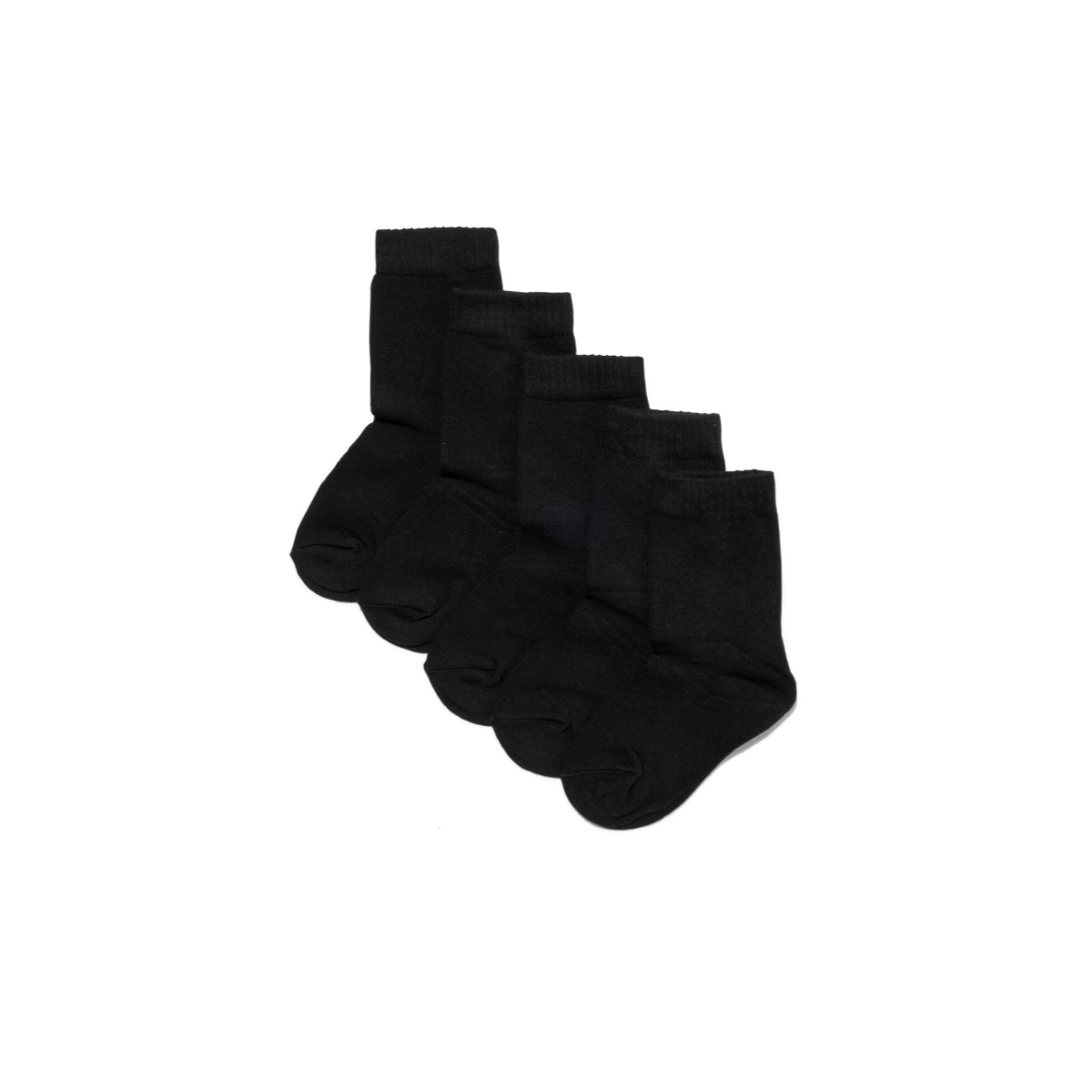 HEMA Kindersokken - 5 paar zwart (zwart)