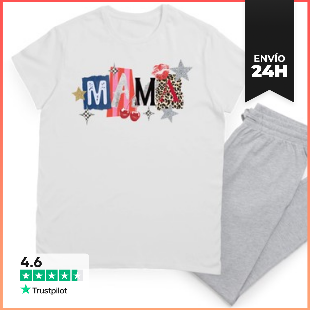 Pijama MAMA COLLAGE LaTostadora