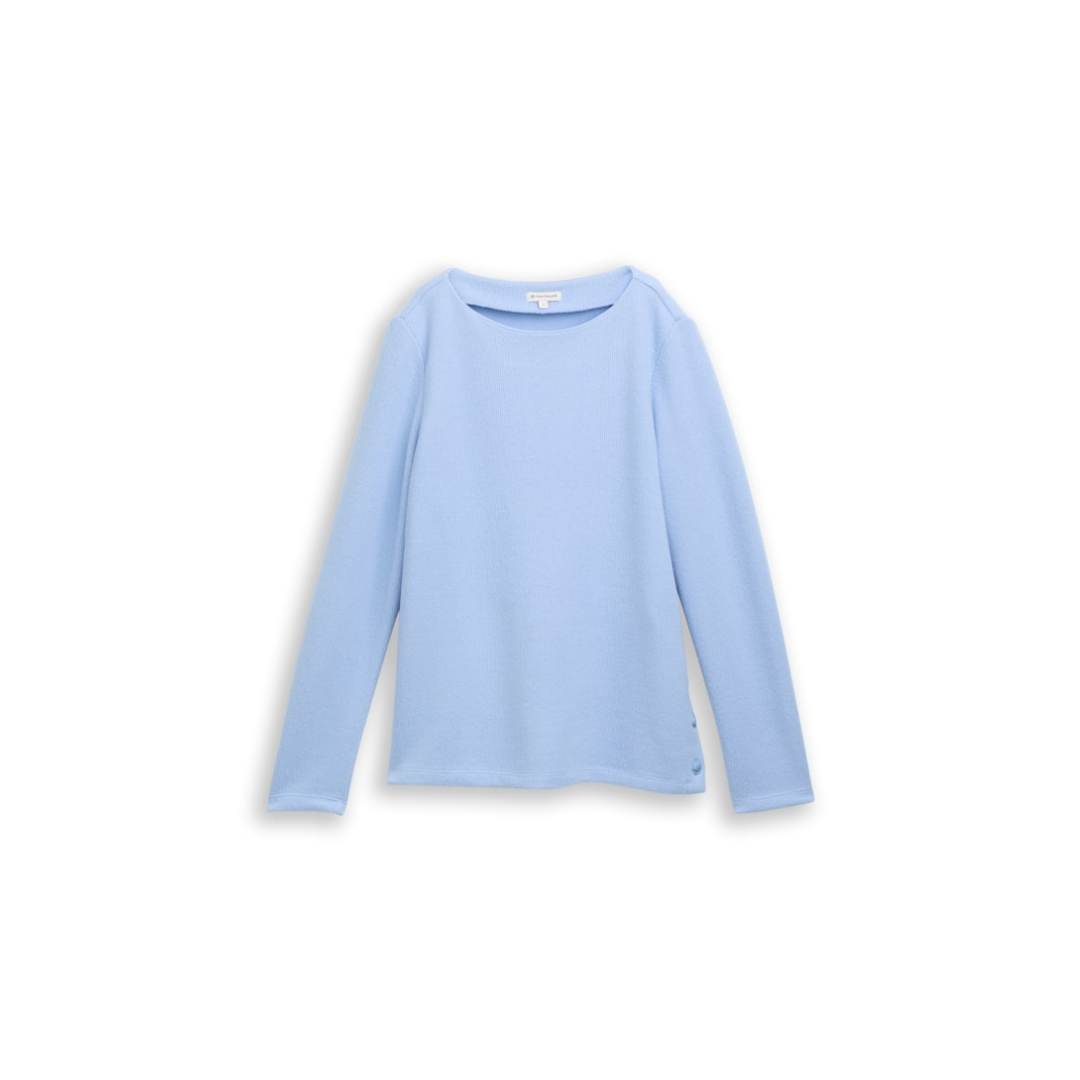 Tom Tailor - Damen Sweatshirt - Blau - Größe: XXL - bei Tara-M