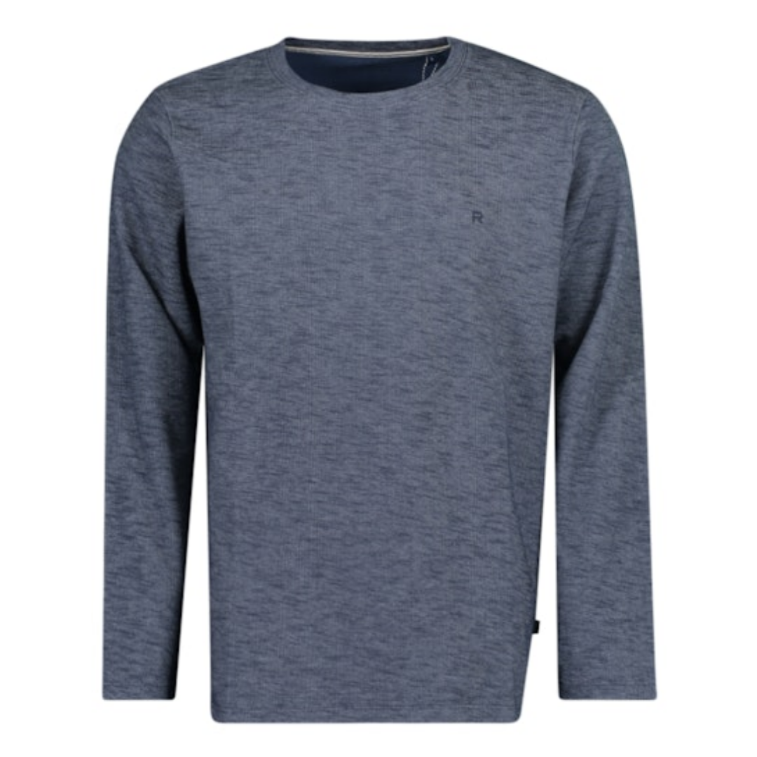 Ray - Herren Langarmshirt - Blau - Größe: M - bei Tara-M