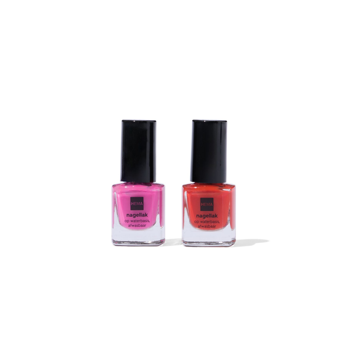 HEMA HEMA Nagellak Kids Op Waterbasis - 2 Stuks (multi)