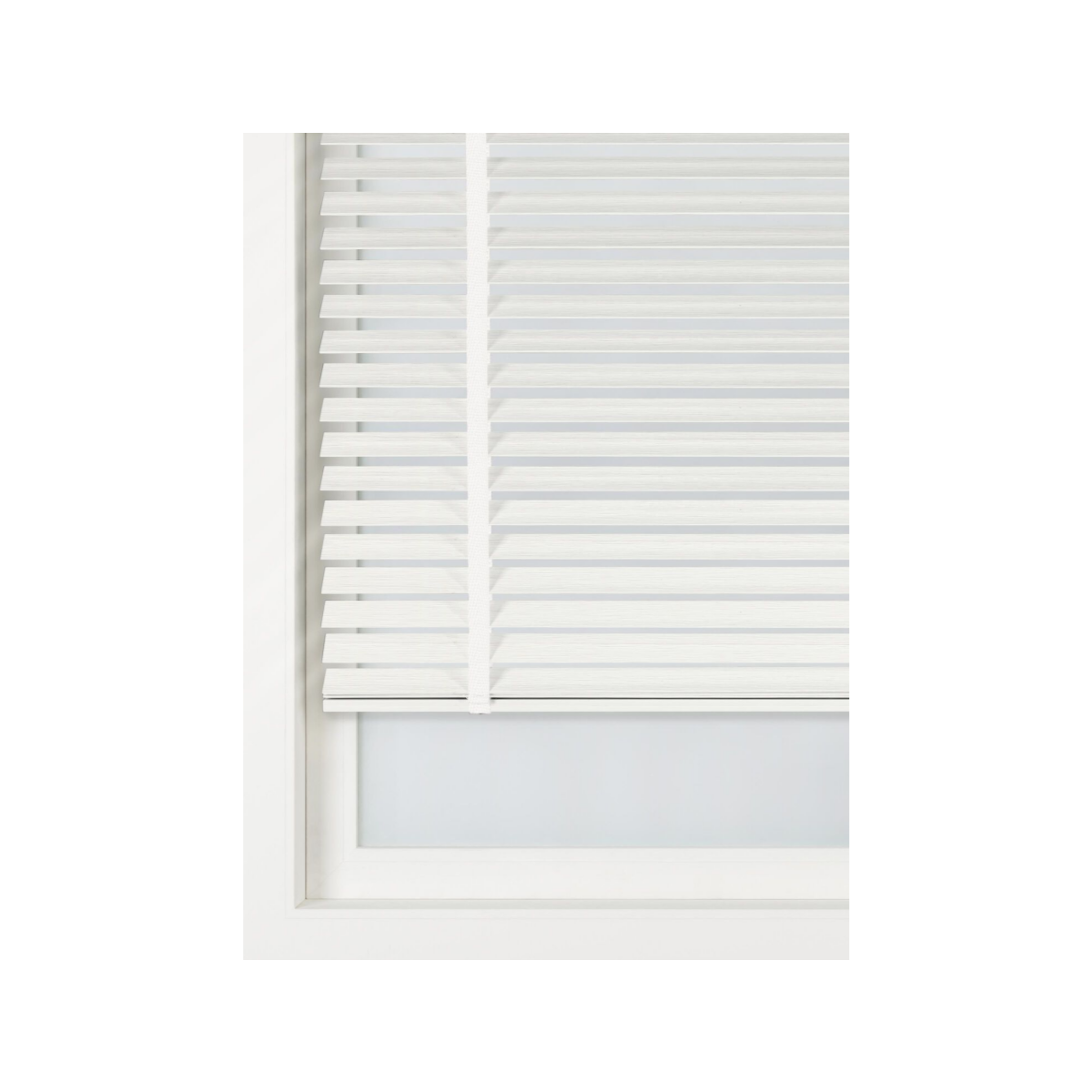 HEMA Jaloezie hout bamboe 50mm wit (wit)