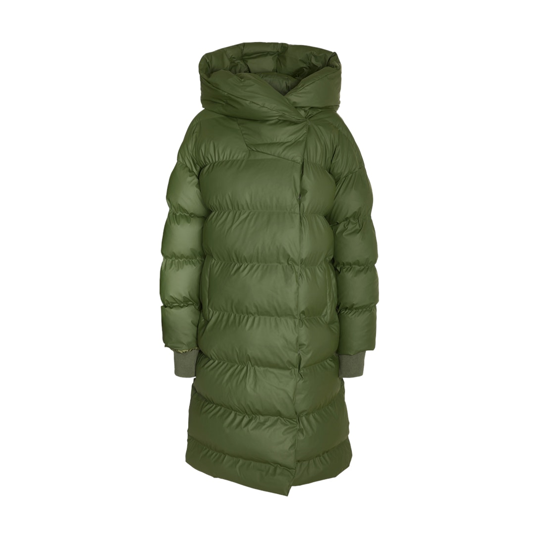 Noisy May Damen Grün Winterjacke - Nmsky L/S Long Coated Jacket Noos - Xs Bis M - Für - Größe S - Bild 2