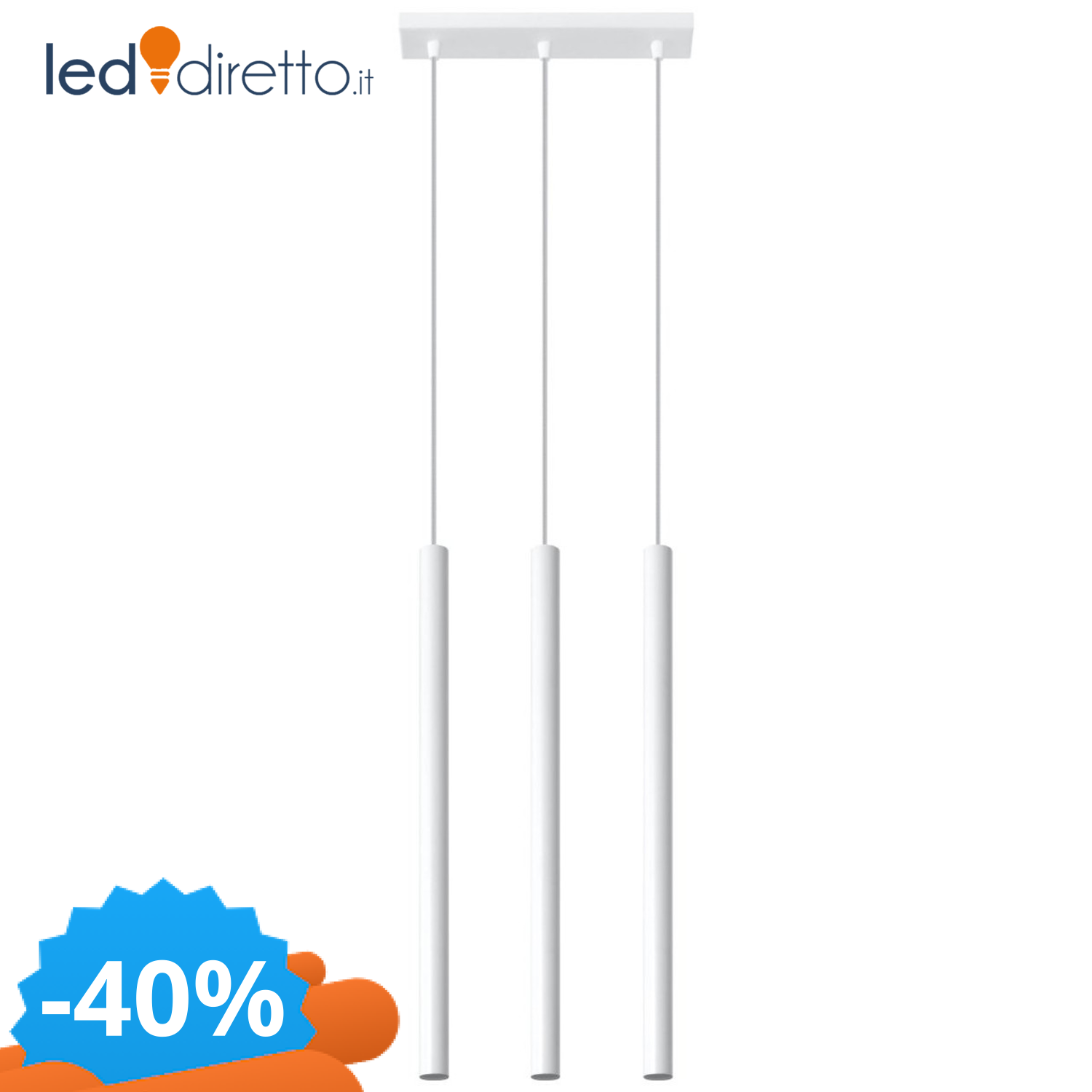 Sollux Lighting Unisex Bianco Lampada A Sospensione Pastelo 3 - Immagine 2