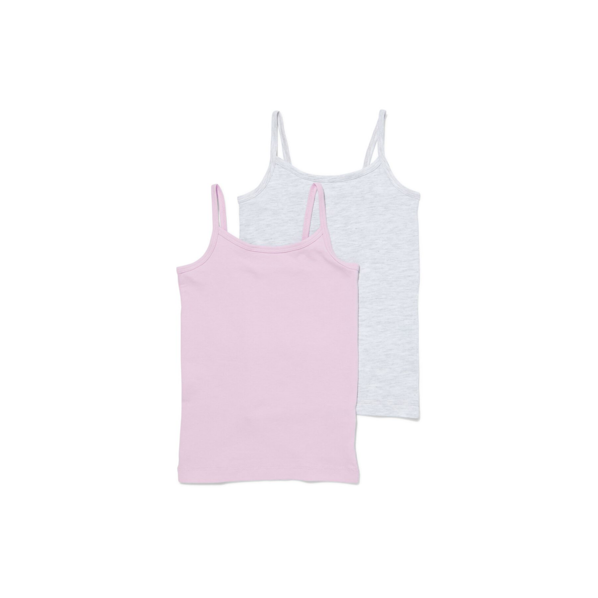 HEMA HEMA Kinderhemden Katoen/stretch - 2 Stuks Lila (lila)