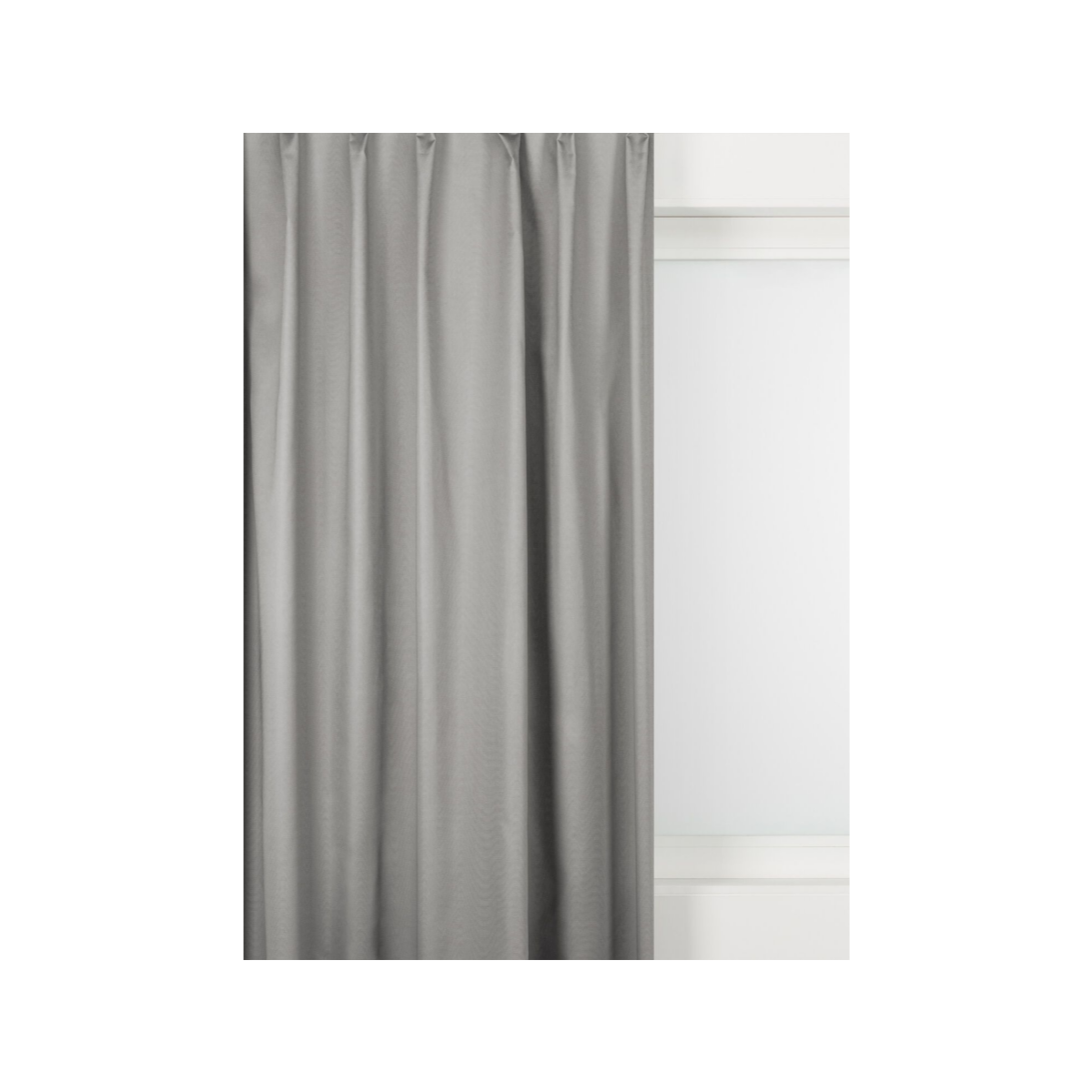 HEMA HEMA Gordijnstof Amsterdam Lichtgrijs (lichtgrijs)