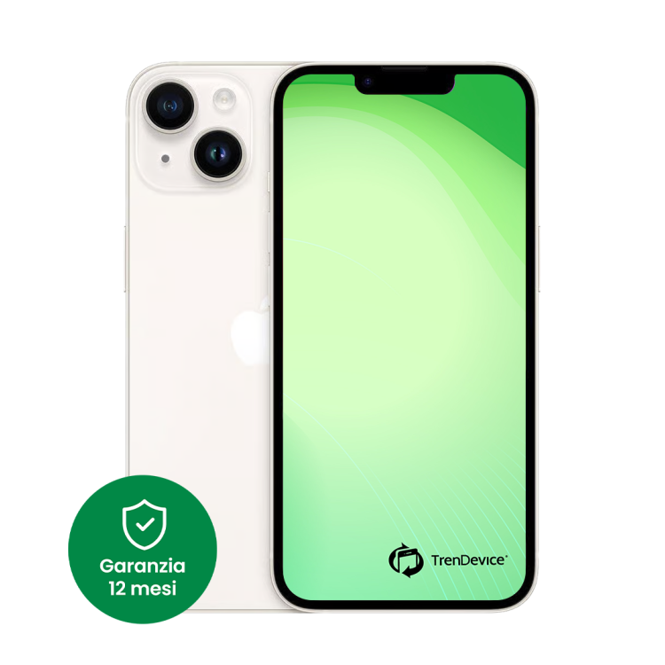 iPhone 14 128 GB Galassia Sim Card (include slot sim) C Ricondizionato