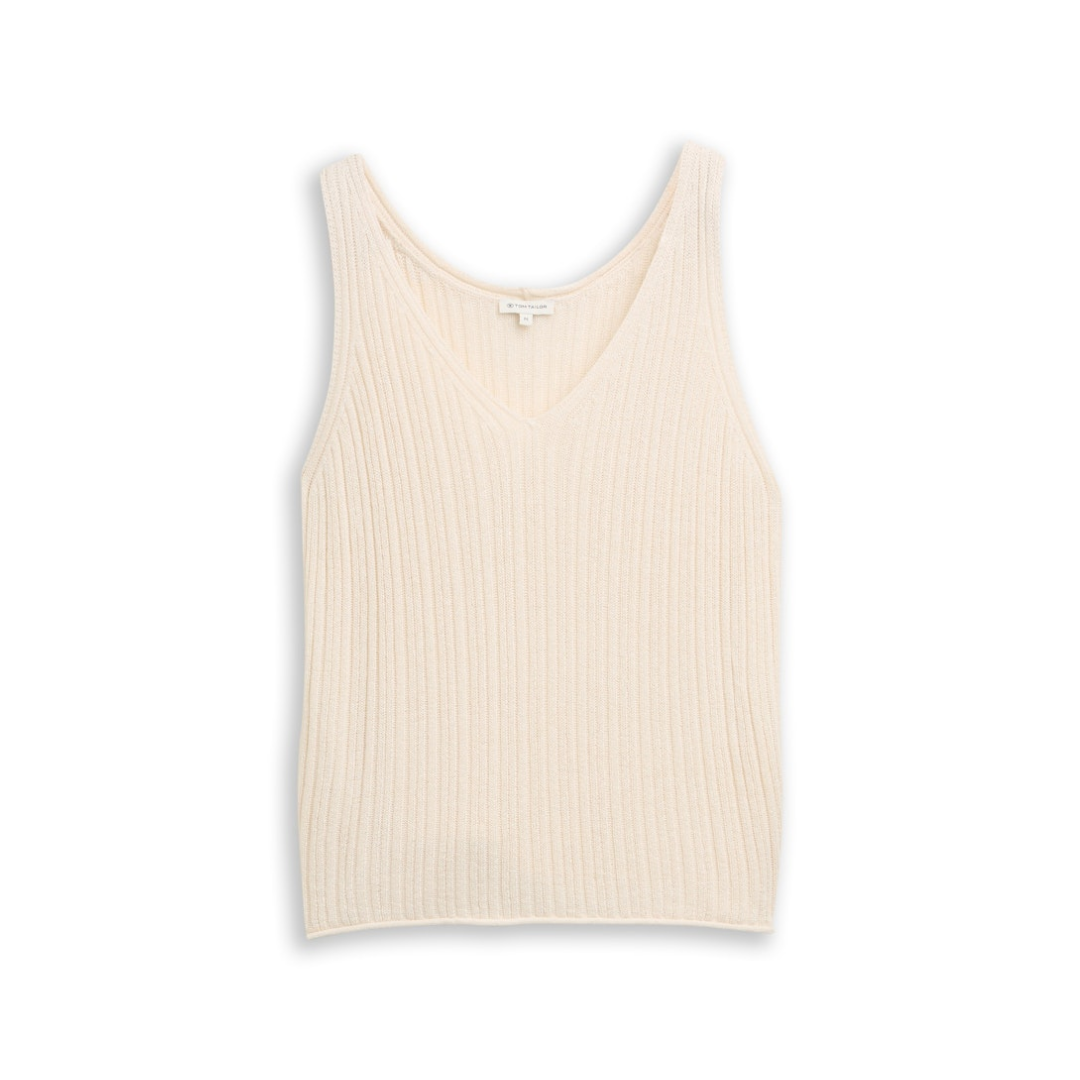 Tom Tailor - Damen Top - dove white - Größe: M - bei Tara-M