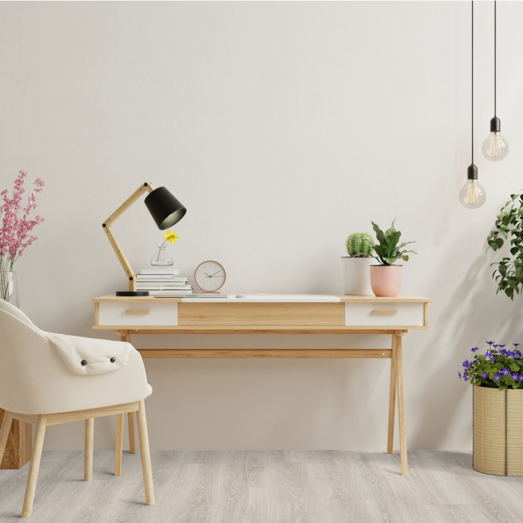 Lame de sol PVC effet bois clipsable meadow light greige Gerflor - 123.88 cm x 21.2 cm x 0.45 cm