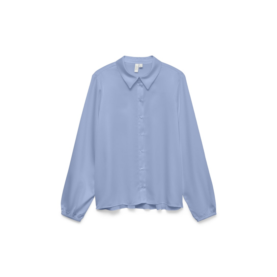 Vero Moda - Damen Langarmbluse - Blau - Größe: S - bei Tara-M