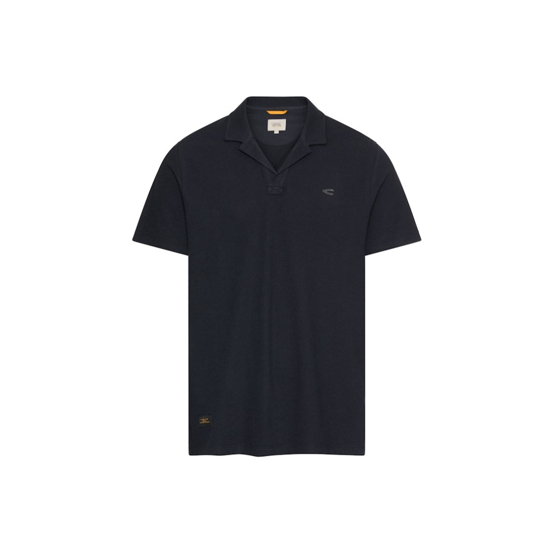 camel active Polo Classic Baumwolle Dunkelblau