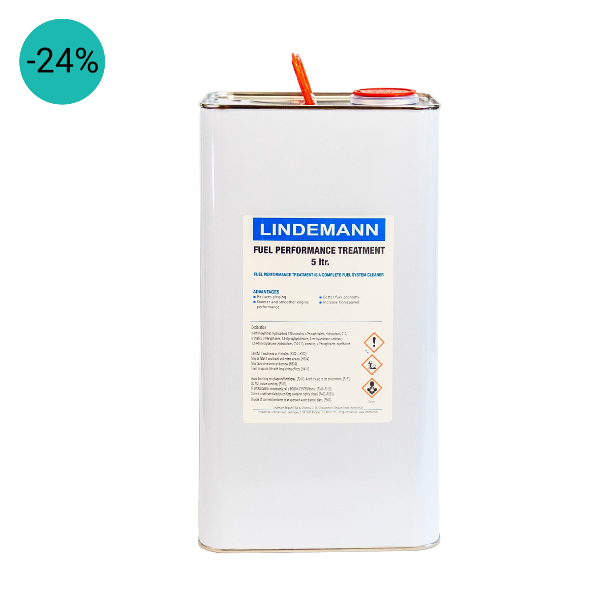 Lindemann Fuel Performance Treatment 5 Liter / diesel additief / cetaanverhoger | Dutch Performance Products