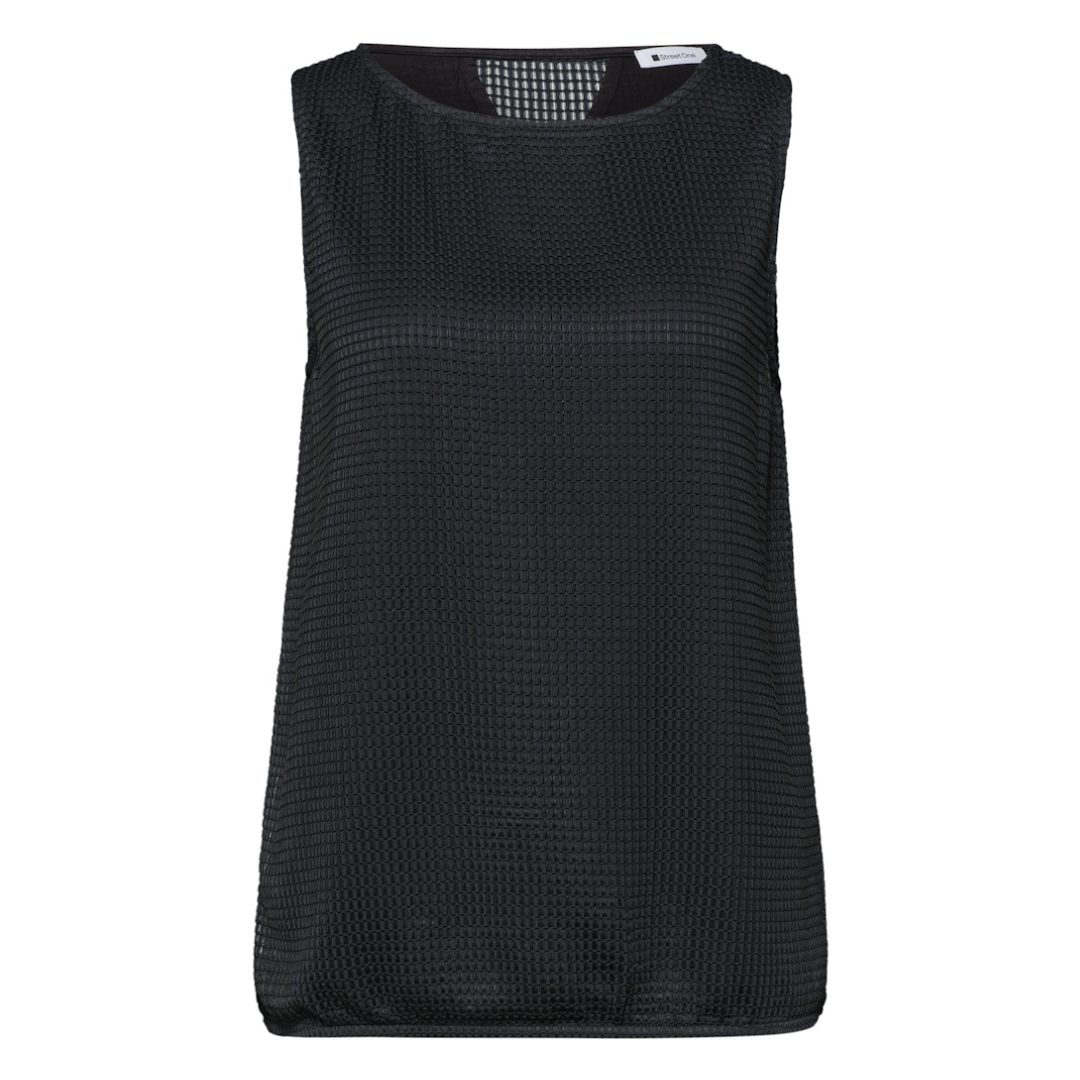 Street One - Damen Top - deep bound green - Größe: 36 - bei Tara-M