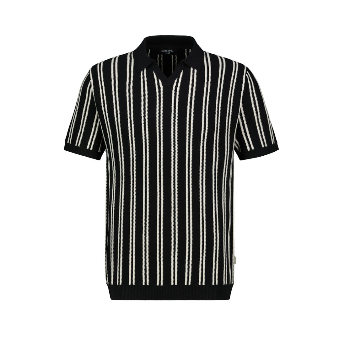 Eight 2 Nine - Herren Poloshirt - canvas beige-black - Größe: M - bei Tara-M