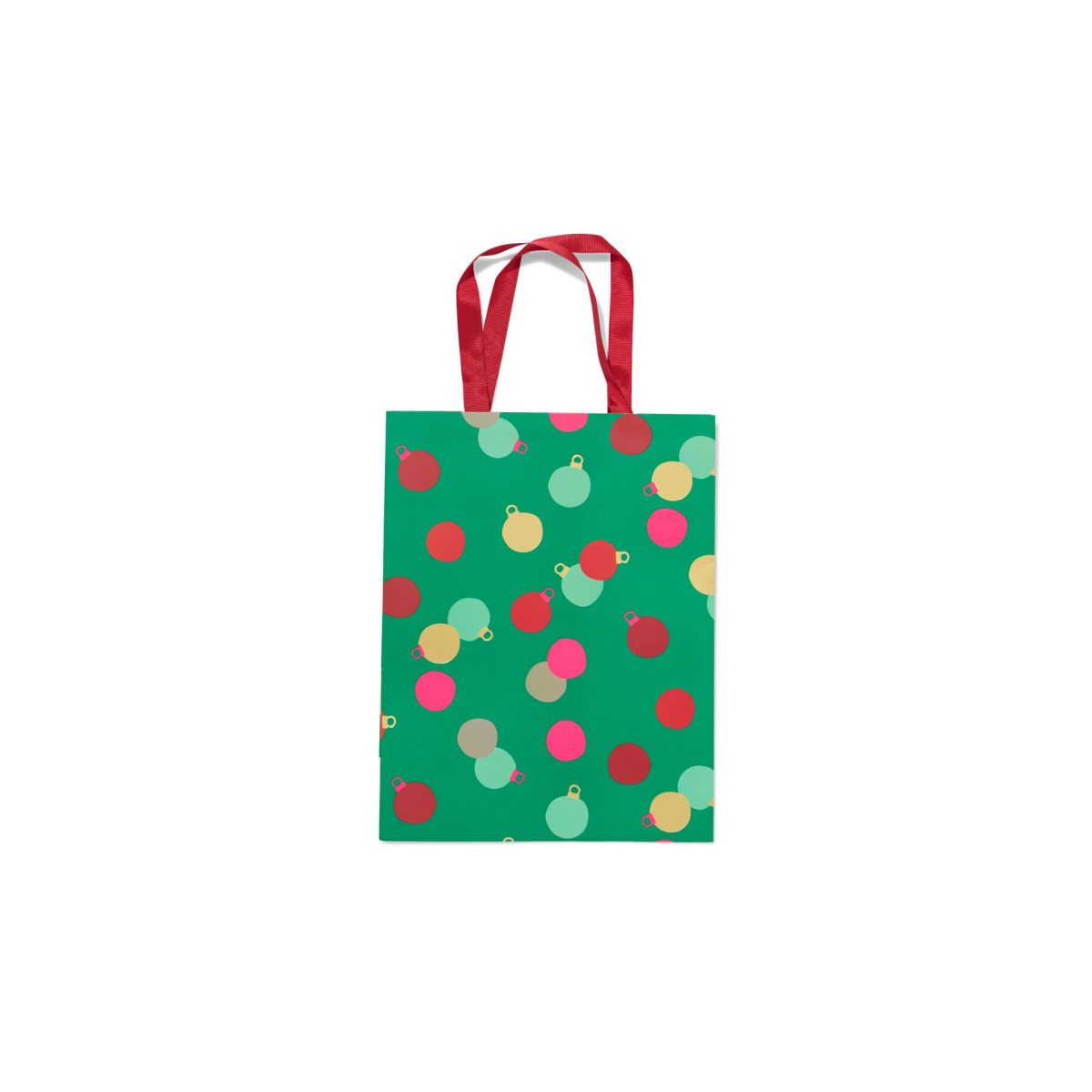 HEMA Cadeautas 12x32x25cm kerstballen