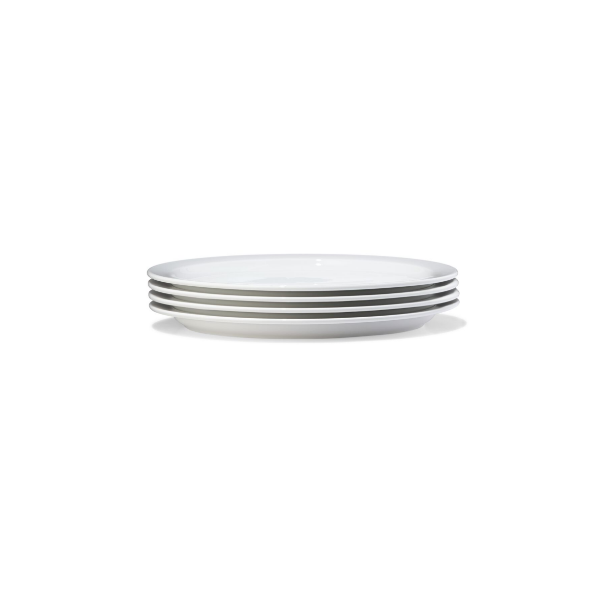 HEMA HEMA Dinerbord ⌀26cm Porselein Wit - 4 Stuks (wit)