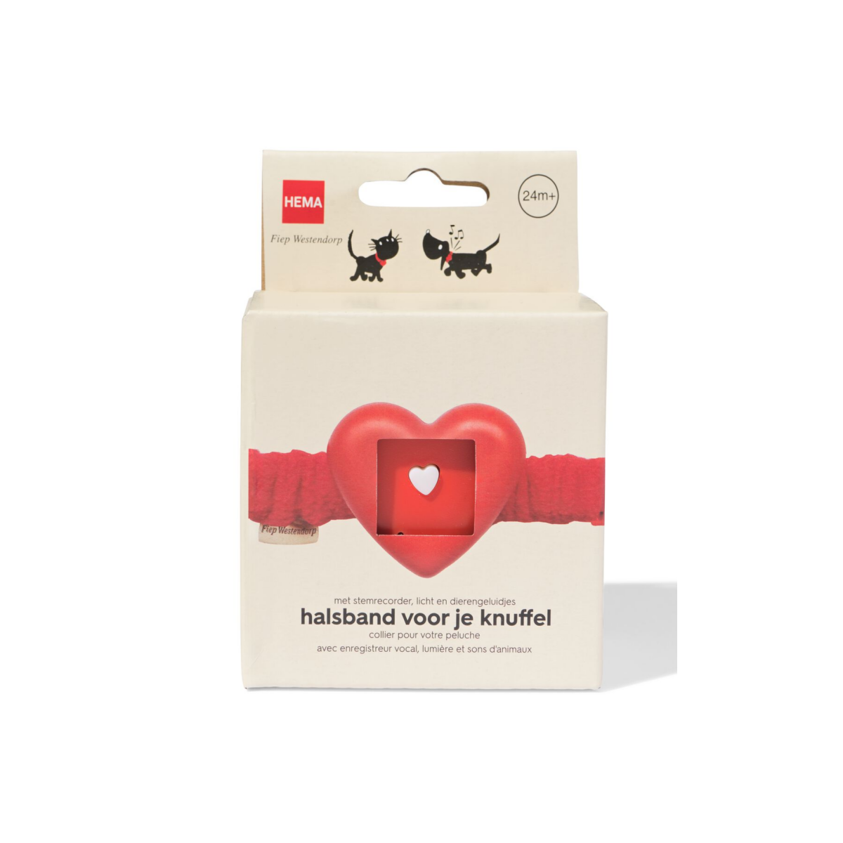 HEMA Halsband voor knuffel Takkie en Siepie met stemrecorder