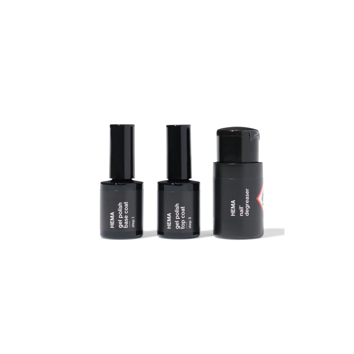 HEMA Base and topcoat gel polish set