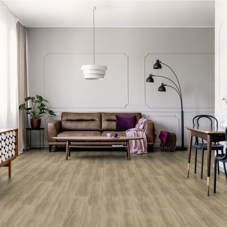Lame de sol PVC effet bois clipsable gita Gerflor - 125 cm x 22.9 cm x 0.57 cm