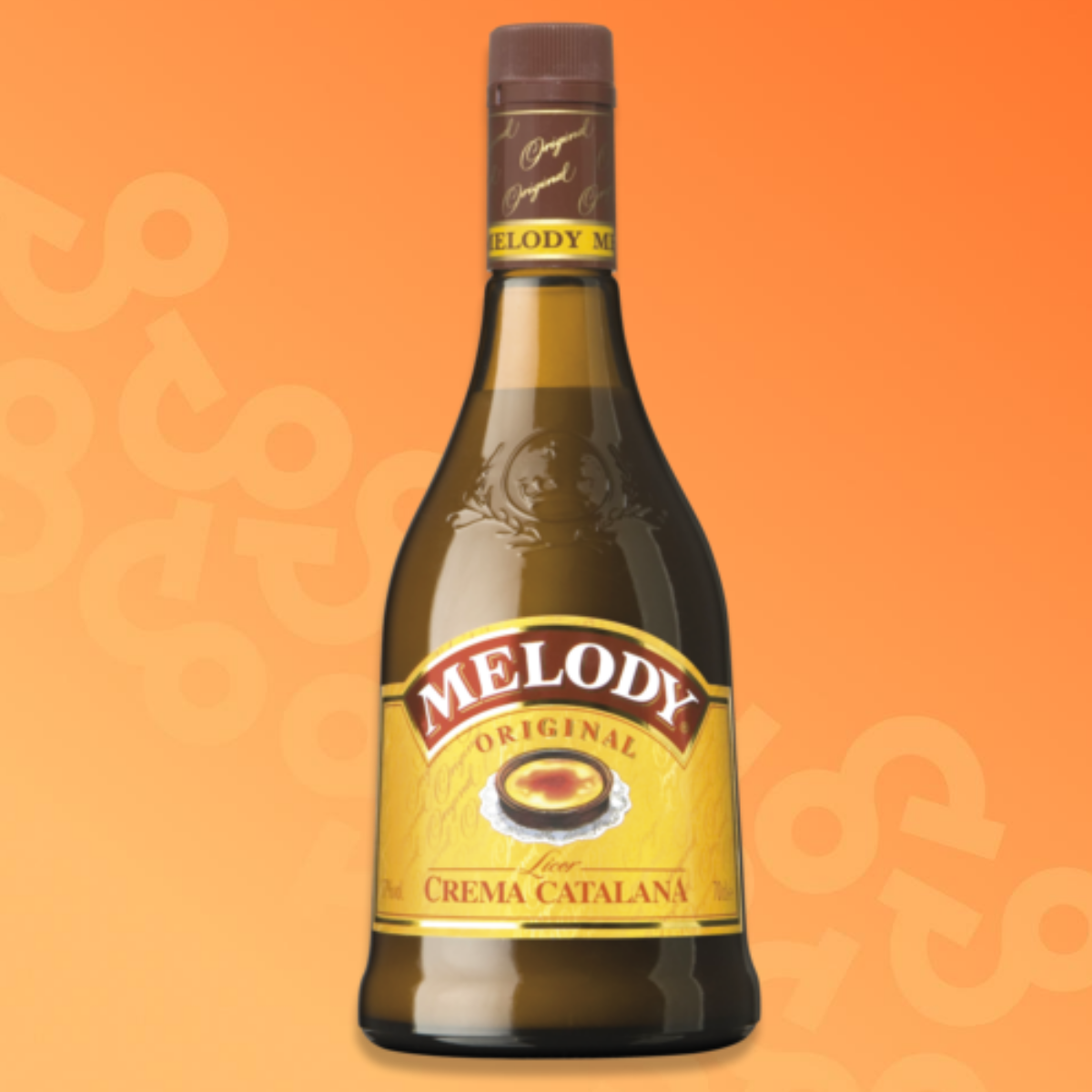 Bottiglia di liquore Melody Crema Catalana 70 cl