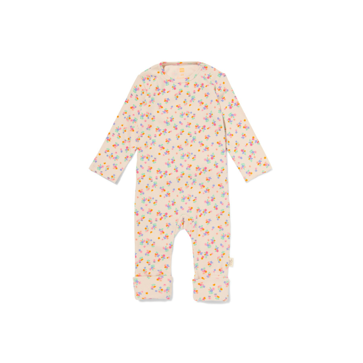HEMA HEMA Newborn Meegroei Boxpakje Bloemen Blauw (blauw)