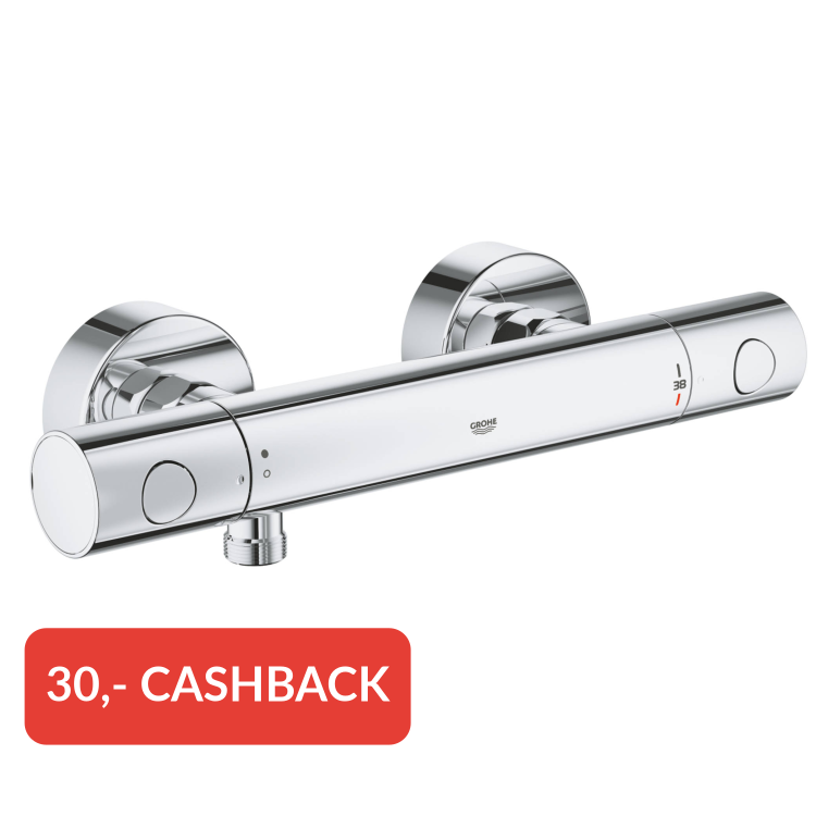 Grohe Precision Get douche thermostaatkraan 15cm chroom