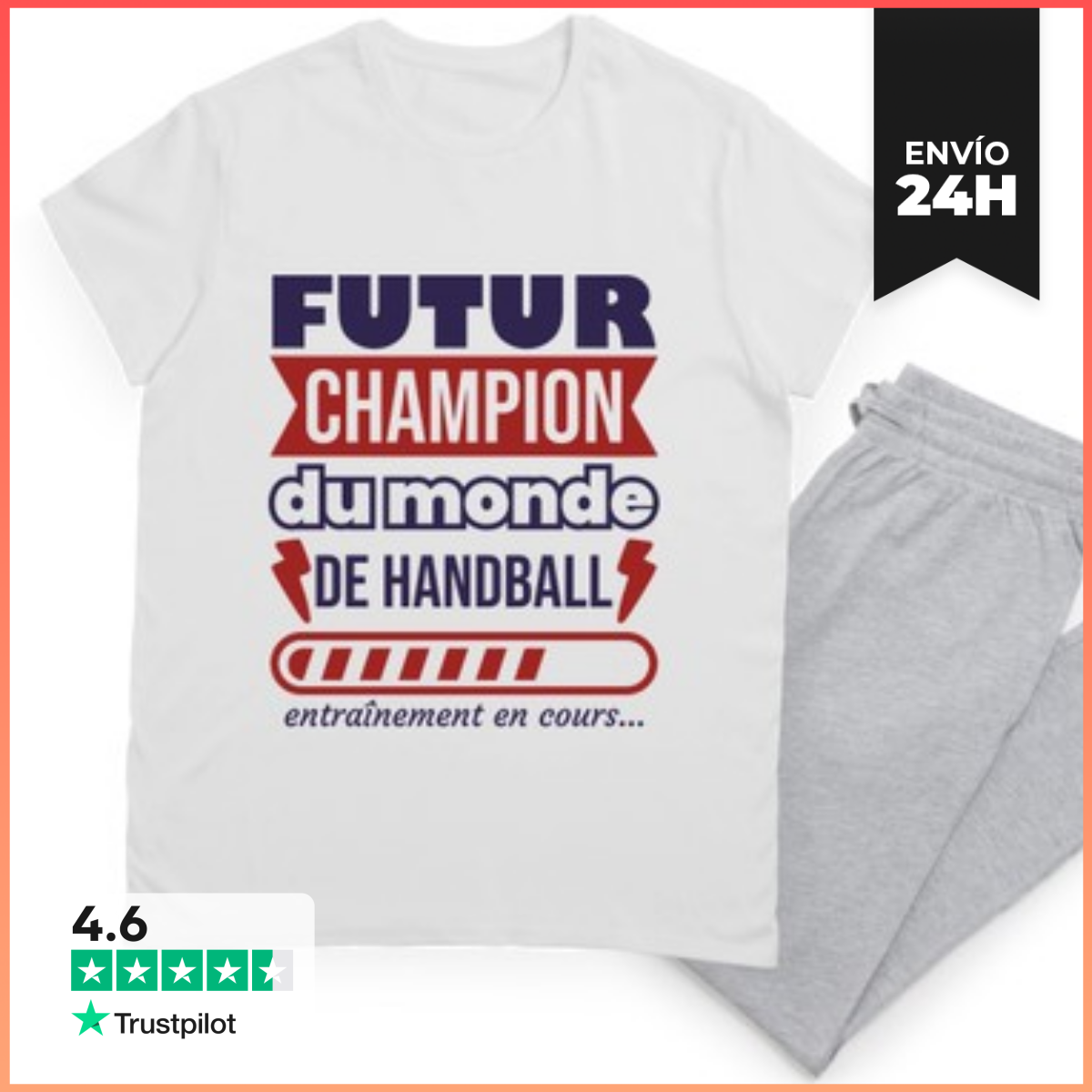 Pijama futuro campeón del mundo de balonmano laTostadora