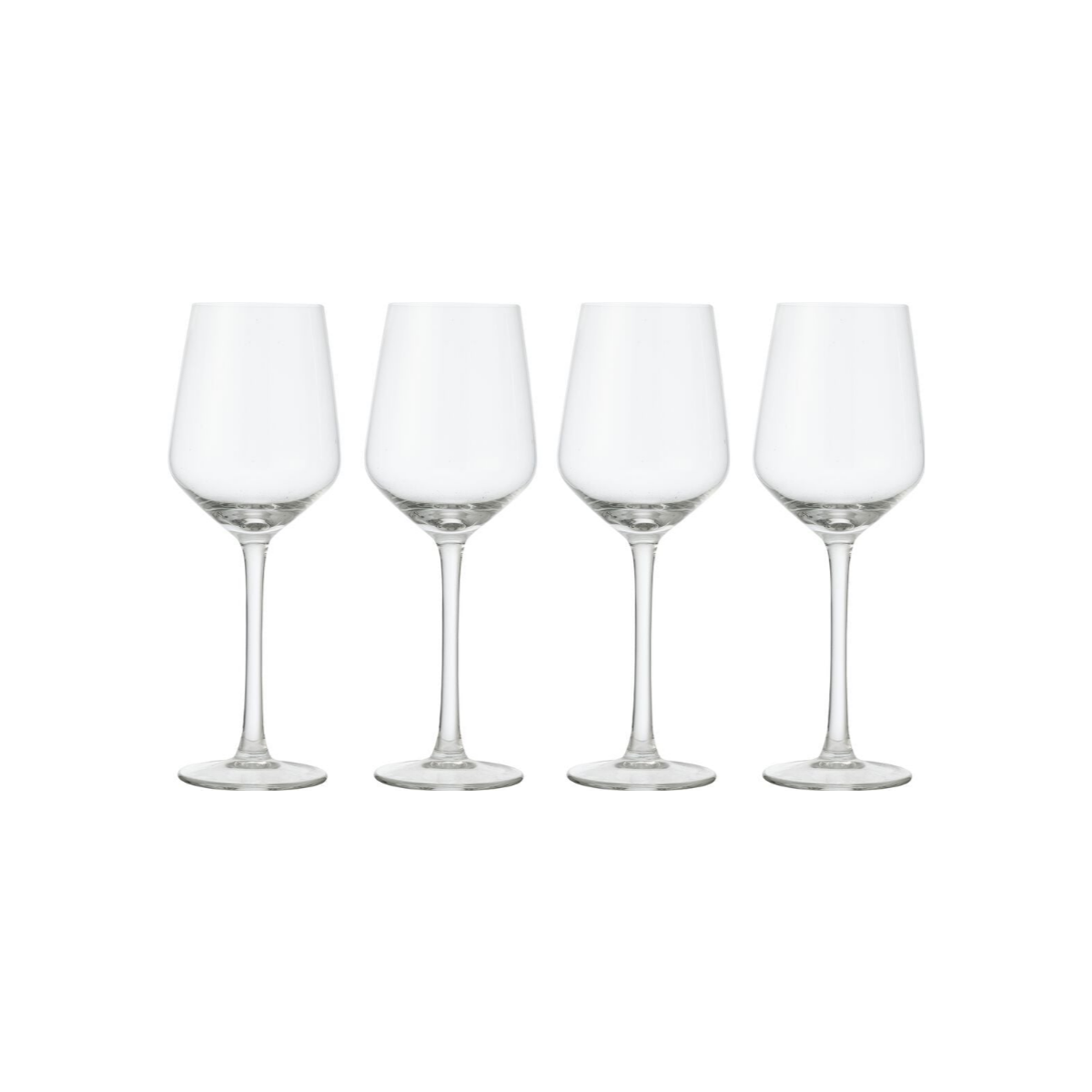 HEMA HEMA Wittewijnglazen 350ml - 4 Stuks (transparant)