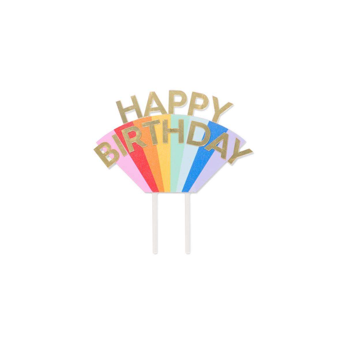 HEMA Herbruikbare taarttopper verjaardag kleur (multicolor)