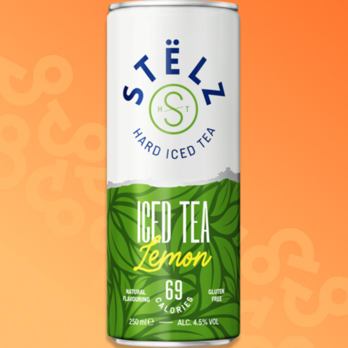 Stëlz Hard Iced Tea Lemon 25 cl can